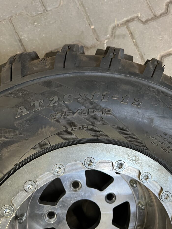 Goldspeed MXU 26x11-12 206cm inclusief 3 delig Velg 5x130 - Afbeelding 3