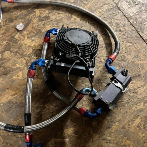 Oliekoeler MOCAL + Spal Fan + Spintric